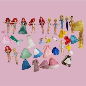 Disney Princess Polly Pocket Dolls